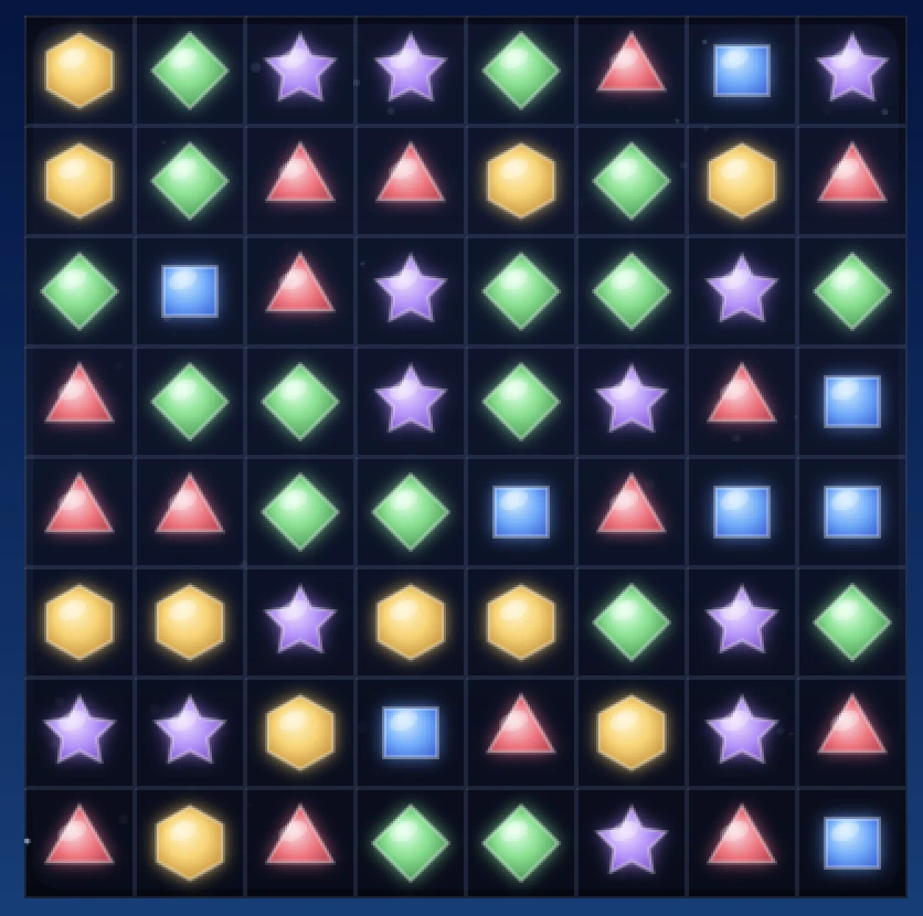 Crystalign Crystal Matching Game