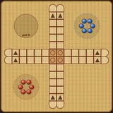 Patolli cross-shaped board