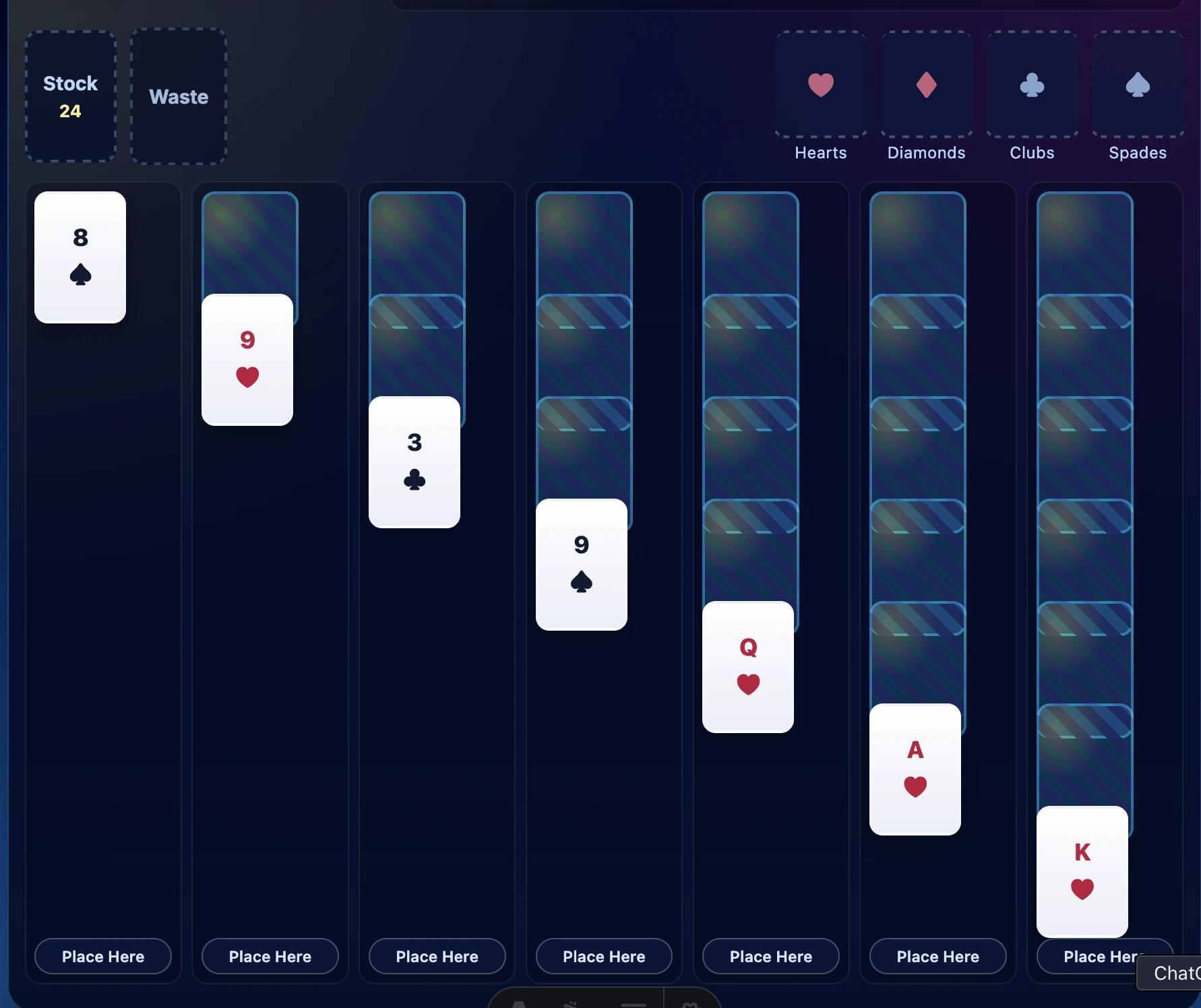 Stellar Solitaire Card Game